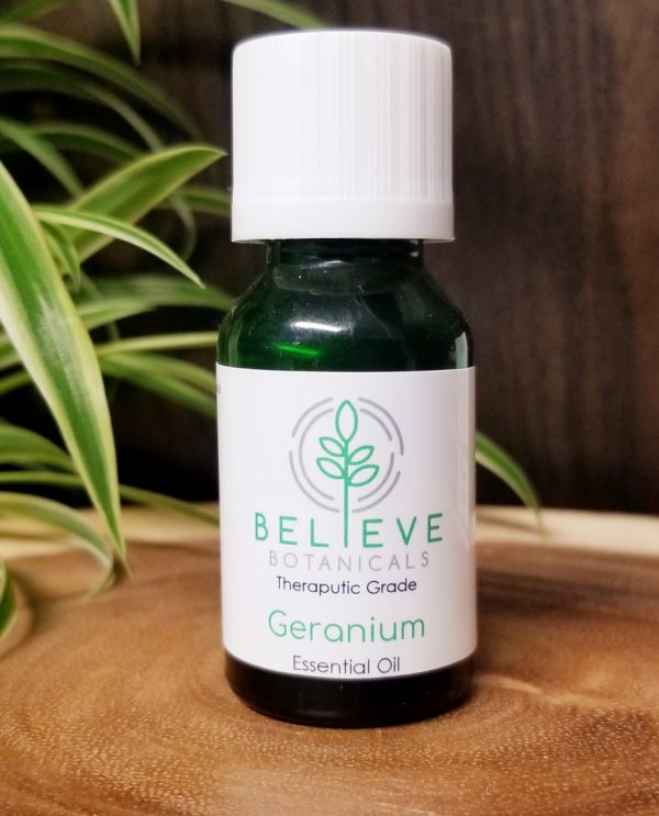 Buy Geranium Essential Oil by Believe Botanicals