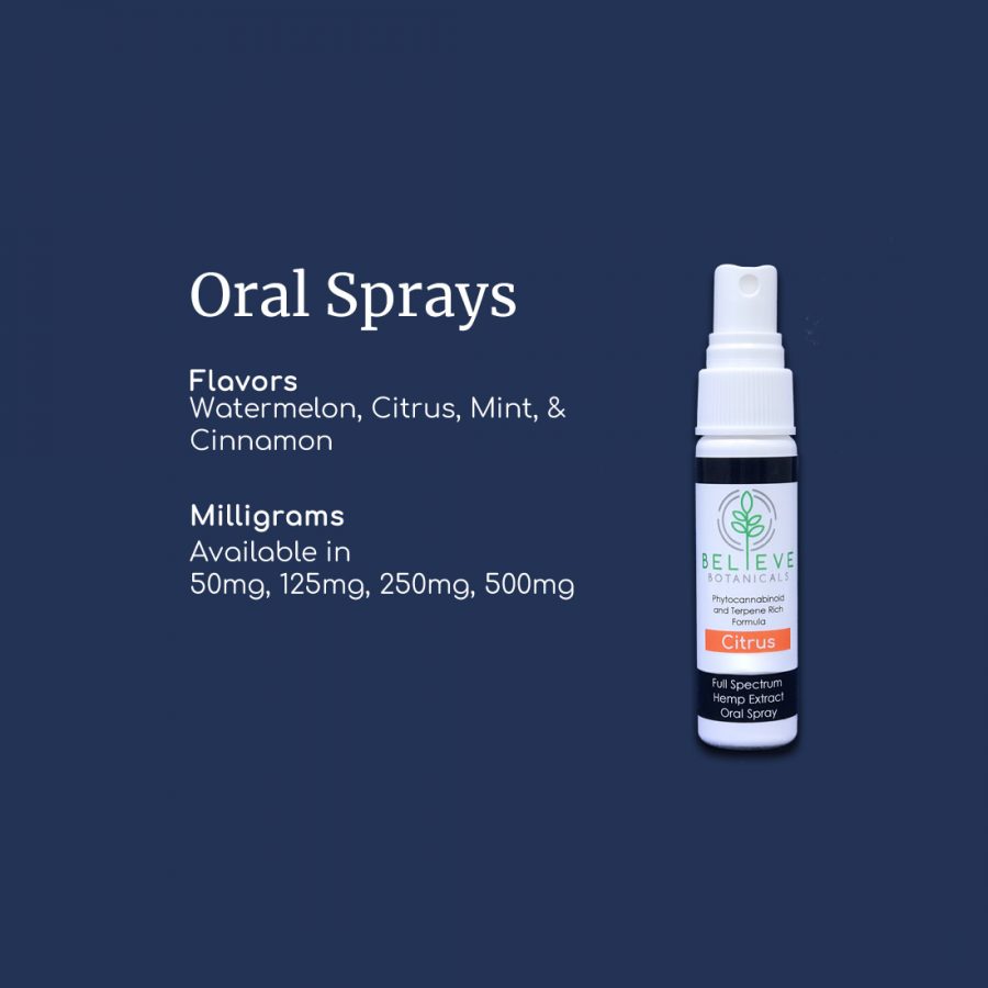 Oral Spray Multiple Flavors & Strengths